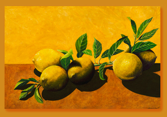 Meyer Lemons 24x36 $2800