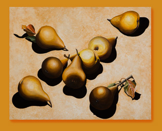 Multiple Pears 16x20 $2400